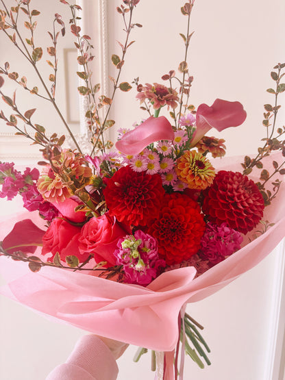 The Brontë - Rich red, apricot and berry tones