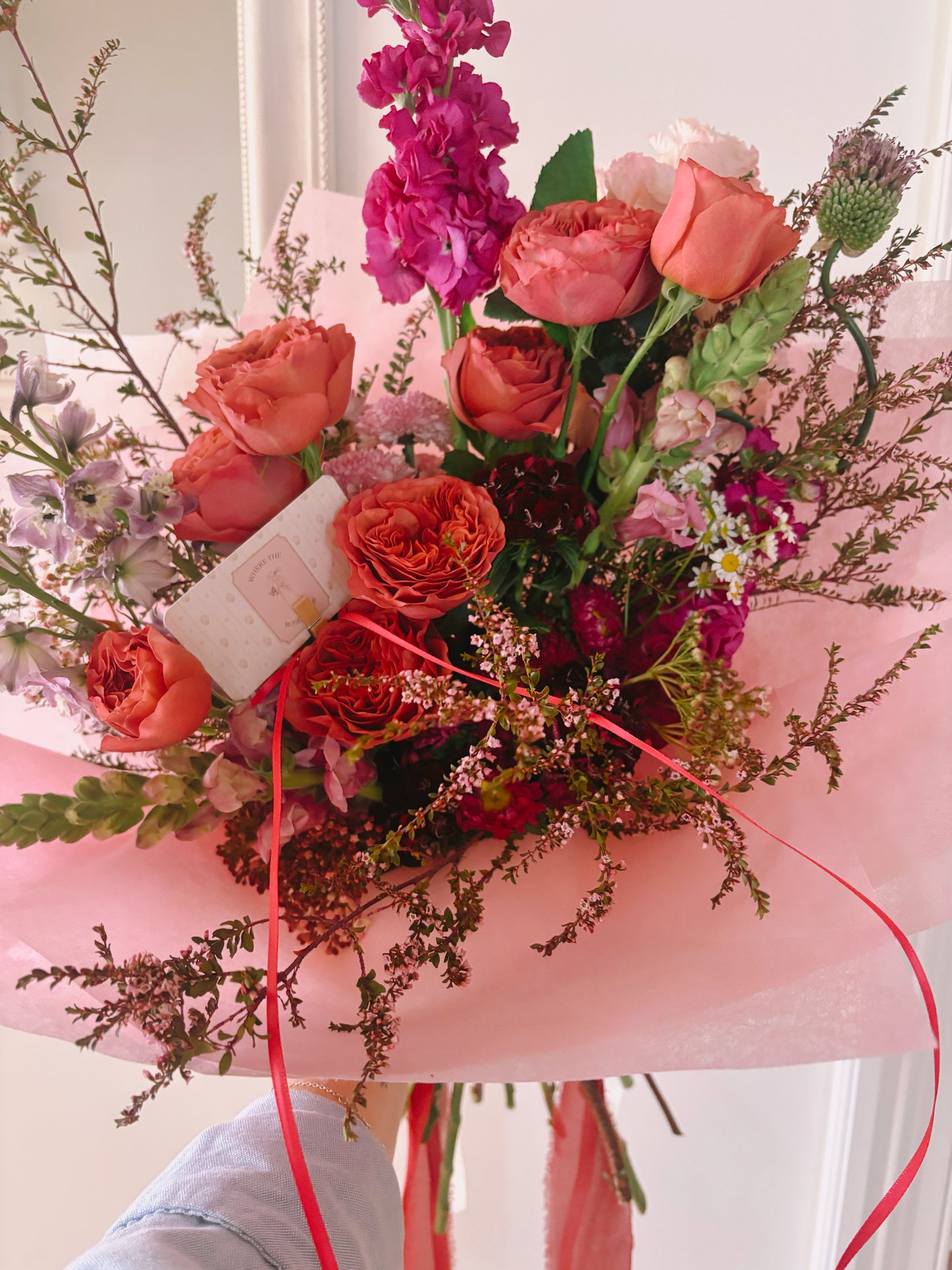 The Brontë - Rich red, apricot and berry tones