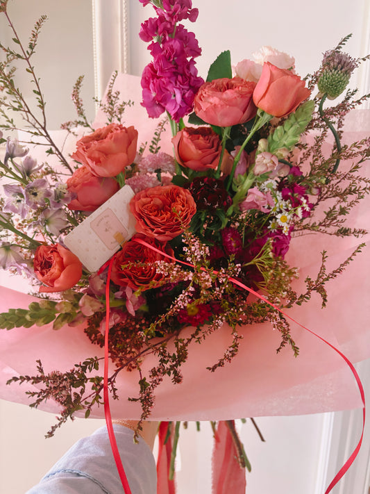 The Brontë - Rich red, apricot and berry tones