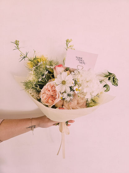 The Primrose - Blush, white and butter yellow